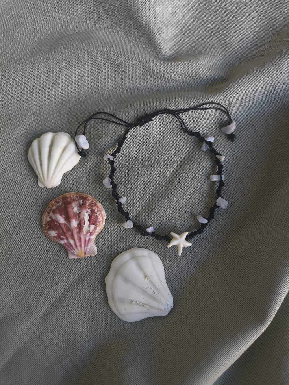 White Jade Ocean Star Bracelet